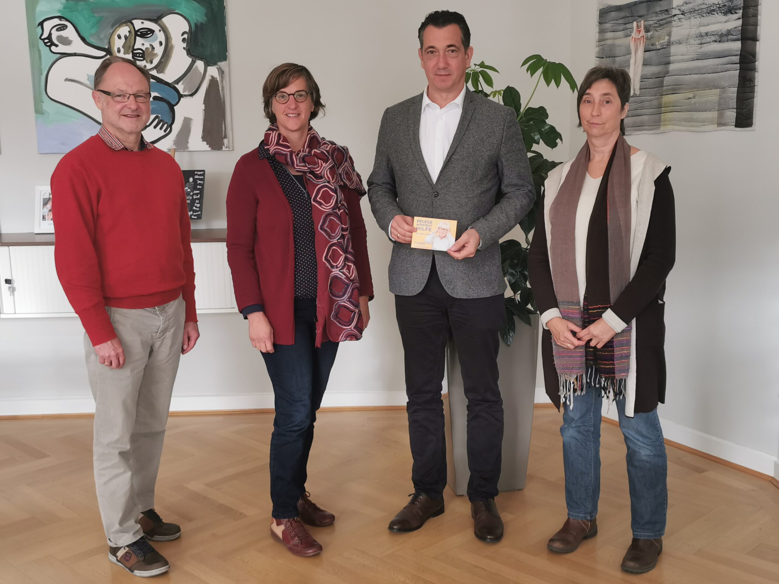 Oberbürgermeister Letz im Gespräch mit dem Pflegenetz Bad Kreuznach